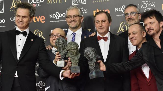 Llista completa dels premiats, per ordre de lliurament, en els Goya 2019