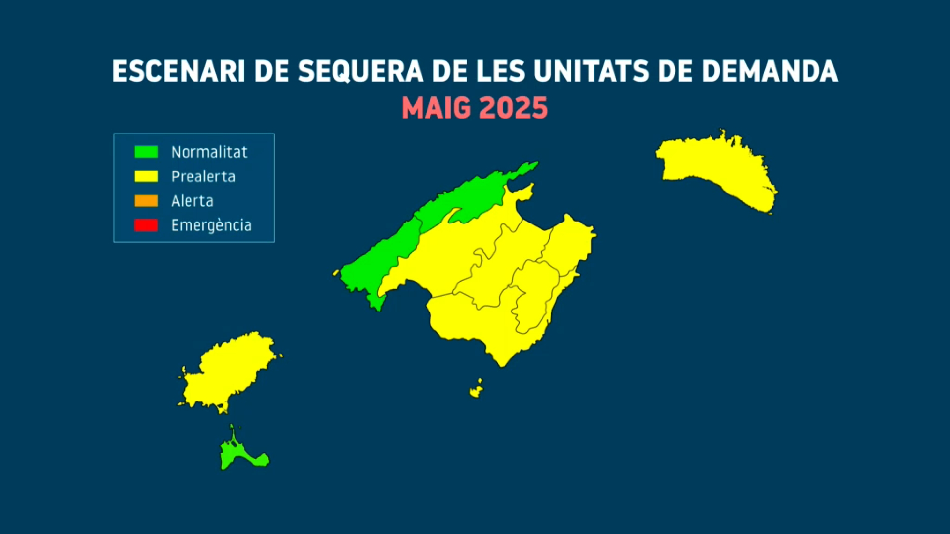 Les reserves hídriques al maig se situen en el 51% a les Balears
