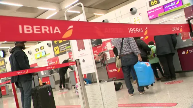 Iberia ha xifrat en 20,2%25 el seguiment del tercer dia de la vaga dels treballadors de serveis de terra