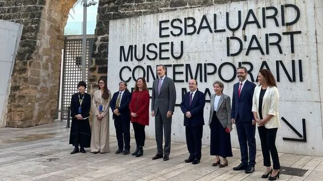 Felip VI participa en la trobada de museus d’art contemporani a Es Baluard