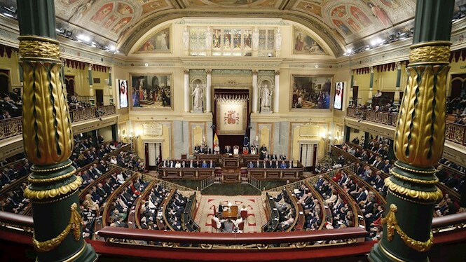 Comença la catorzena legislatura amb un solemne acte al Congrés dels Diputats