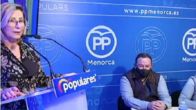 Misericordia Sugrañes, reelegida presidenta del Partit Popular de Menorca