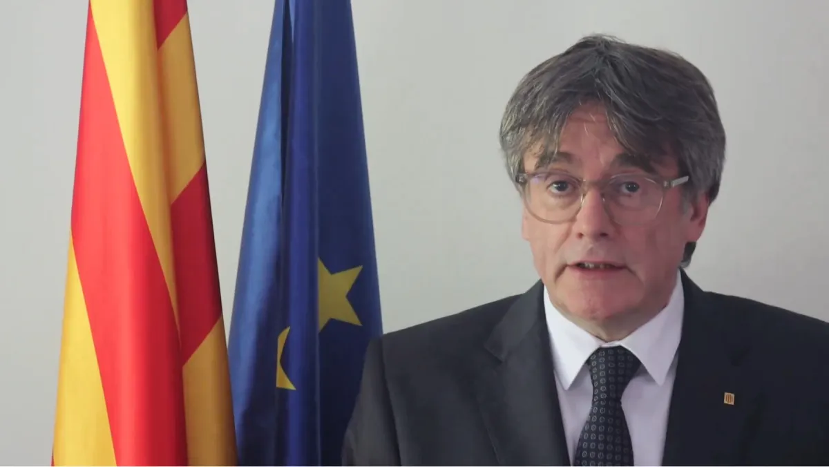 Puigdemont insisteix que és a Waterloo en un vídeo