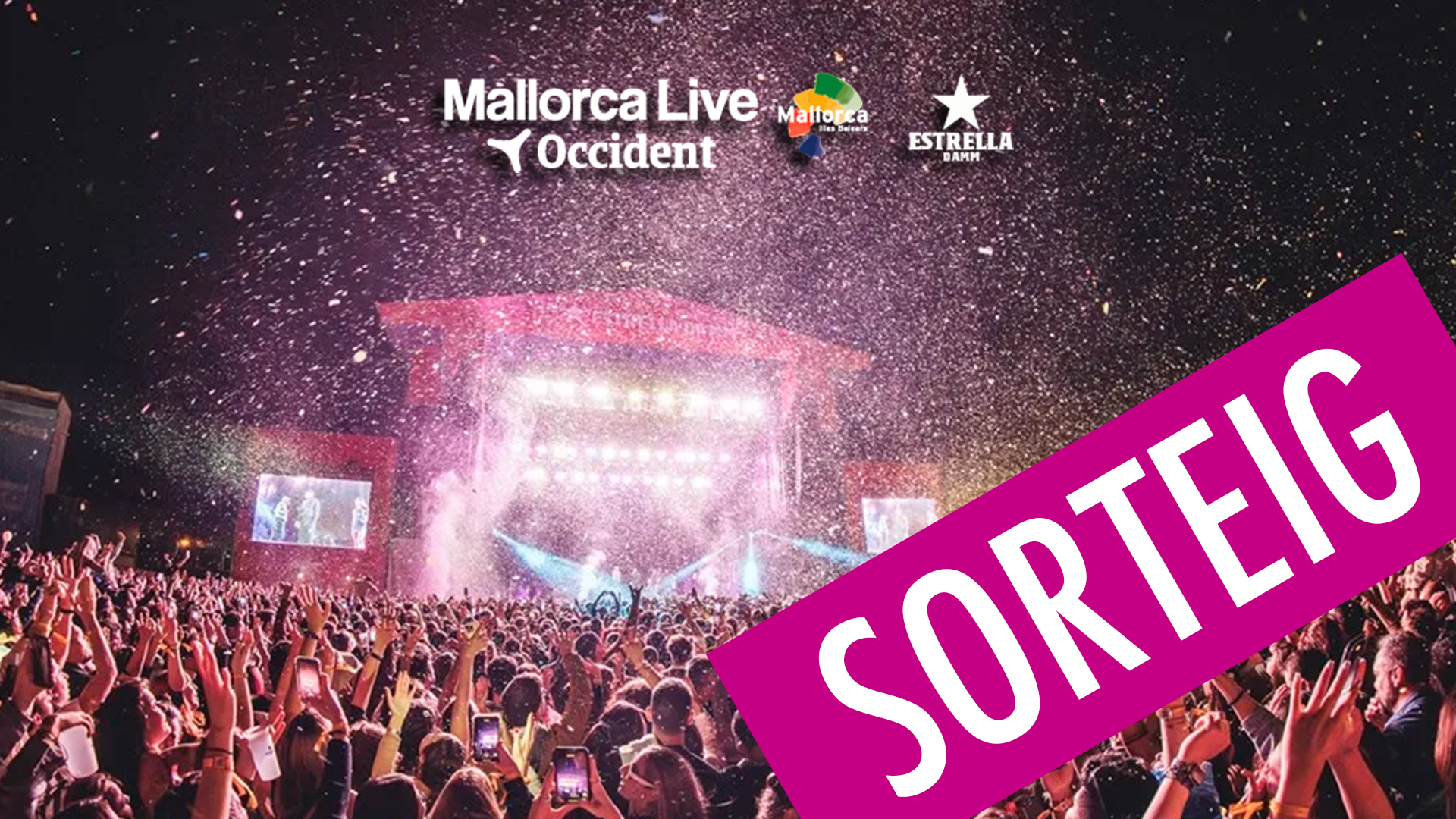 IB3 posa en marxa un nou sorteig per Instagram amb motiu de la celebració del Mallorca Live Occident
