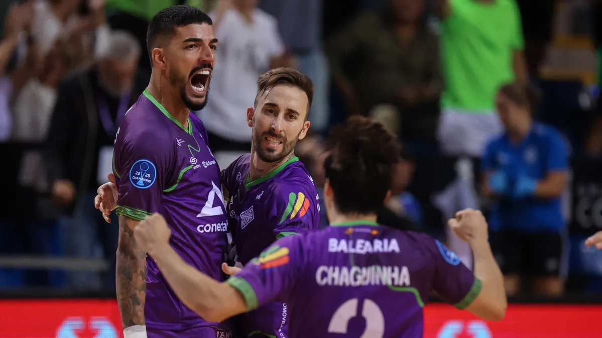 Victòria treballada de l’Illes Balears Palma Futsal en el debut de la Champions