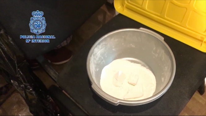La Policia Nacional ha desmantellat un laboratori clandestí de cocaïna a Palma