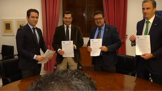 PP i Vox tanquen un acord per investir Juanma Moreno president d’Andalusia