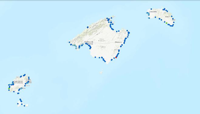 Dues platges de les Balears “no són aptes per al bany” segons la Unió Europea