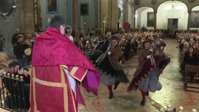 Pollença celebra Sant Sebastià amb el tradicional ball dels Cavallets