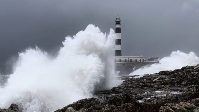 Nou temporal de vent i mala mar a les Illes