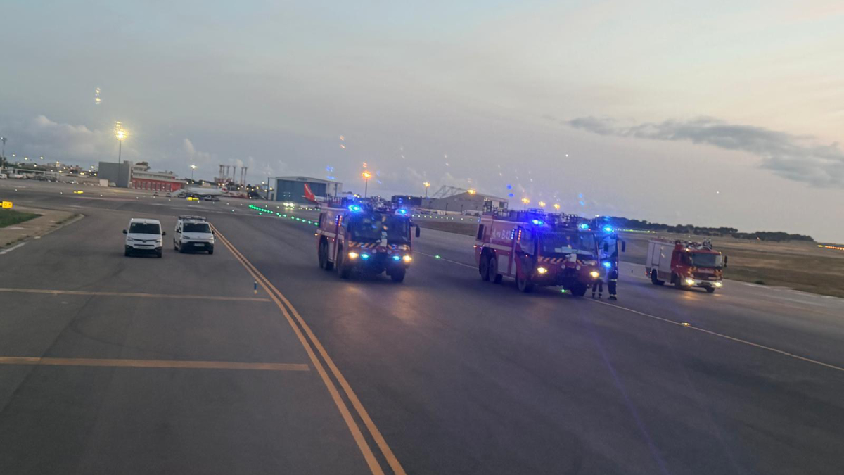 Investiguen l’incident d’un avió durant l’aterratge a l’aeroport de Palma