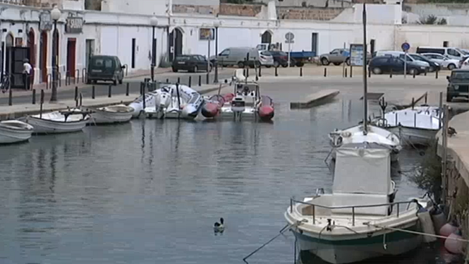 Rissaga de 91 cm al Port de Ciutadella a causa de la tempesta