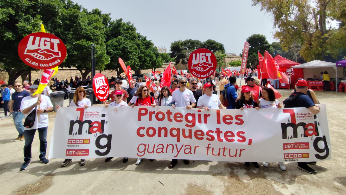 Els sindicats es mobilitzen aquest Primer de Maig per reclamar millores laborals