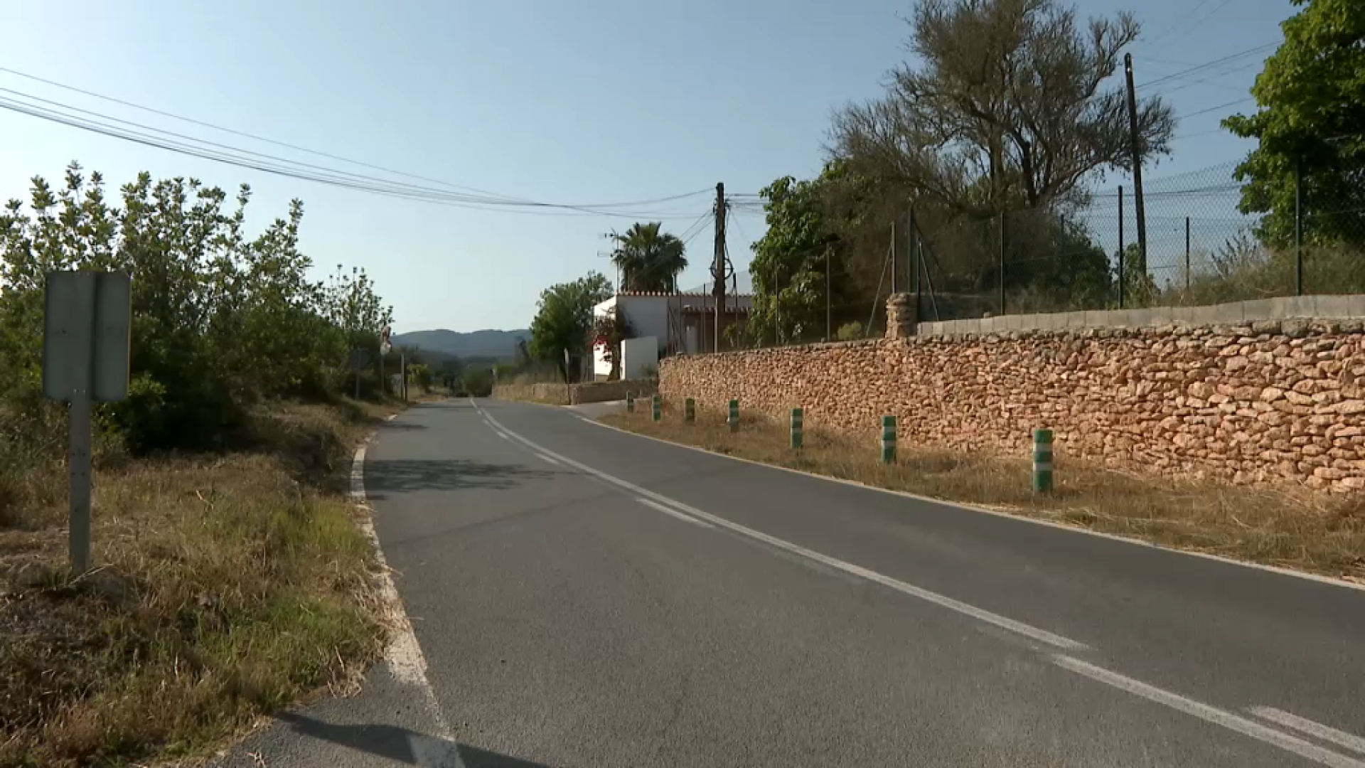 En estat greu un motorista accidentat a Sant Antoni de Portmany