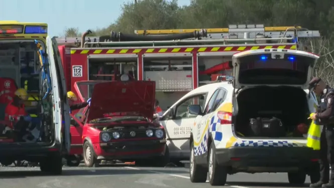 Nou accident de trànsit amb dos vehicles implicats a la sortida de Maó