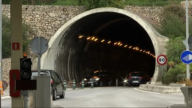 El túnel de Sóller estarà tancat de les 22.30 a les 6 fins divendres per tasques de manteniment