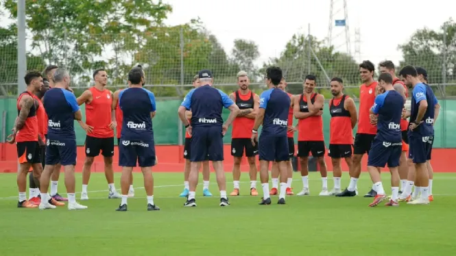 Els jugadors del Mallorca acumulen minuts d’entrenament