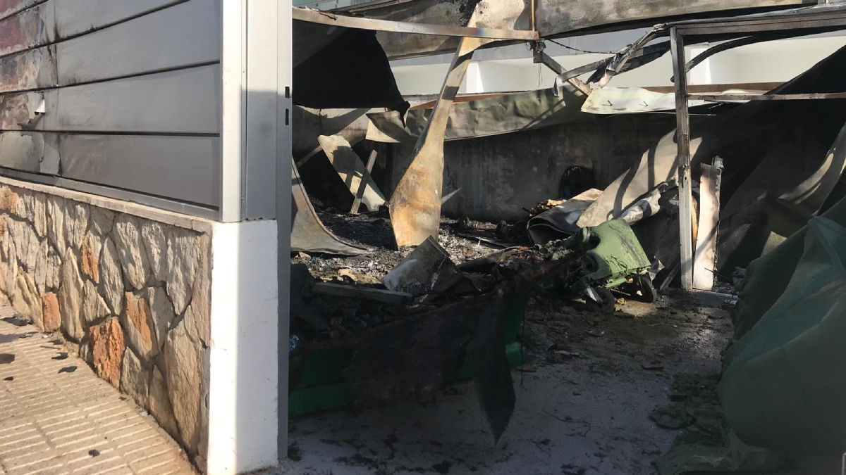 Ensurt a un hotel de Palmanova per un incendi