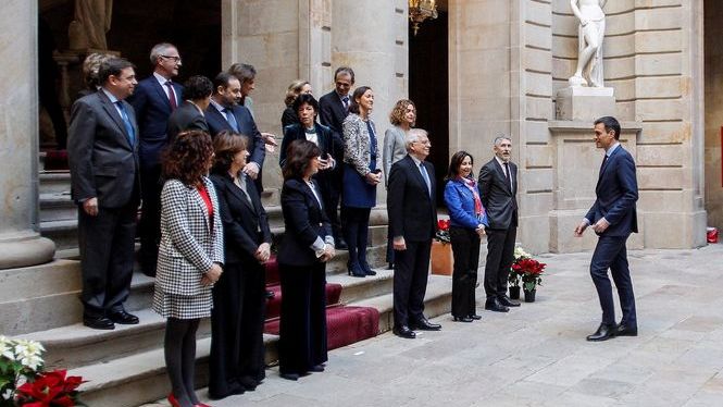 Un+Consell+de+Ministres+a+Barcelona+marcat+per+les+protestes+al+carrer