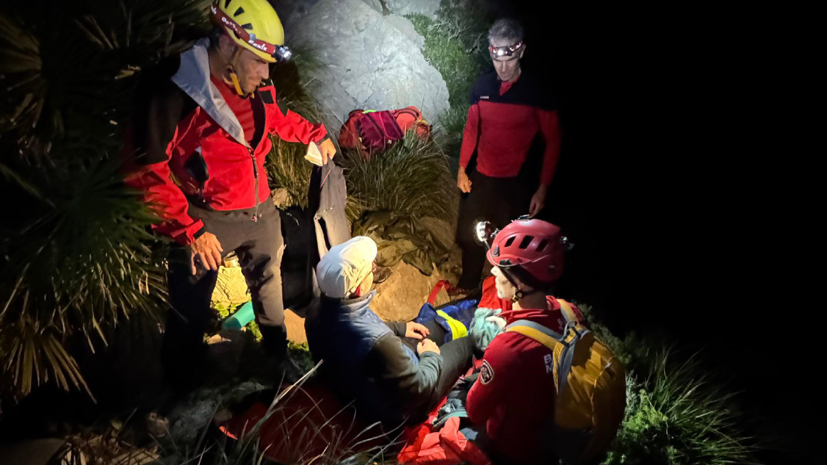 Rescaten un excursionista ferit a la serra del Cavall Bernat, a Pollença