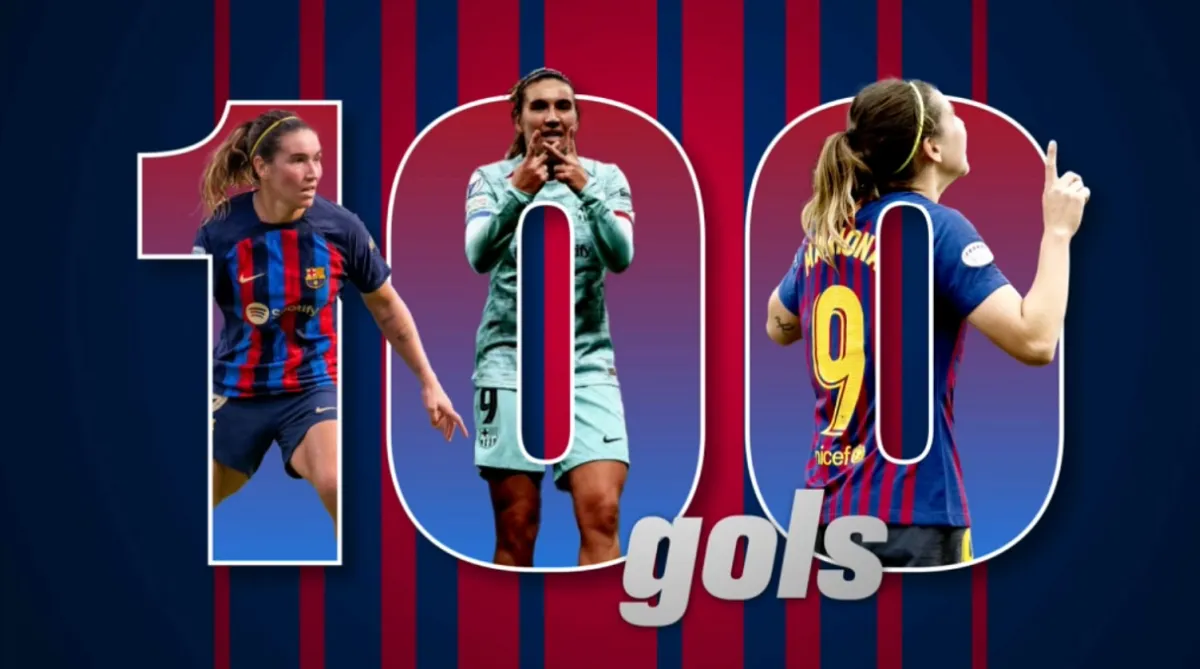 Mariona Caldentey arriba als 100 gols amb el Barça