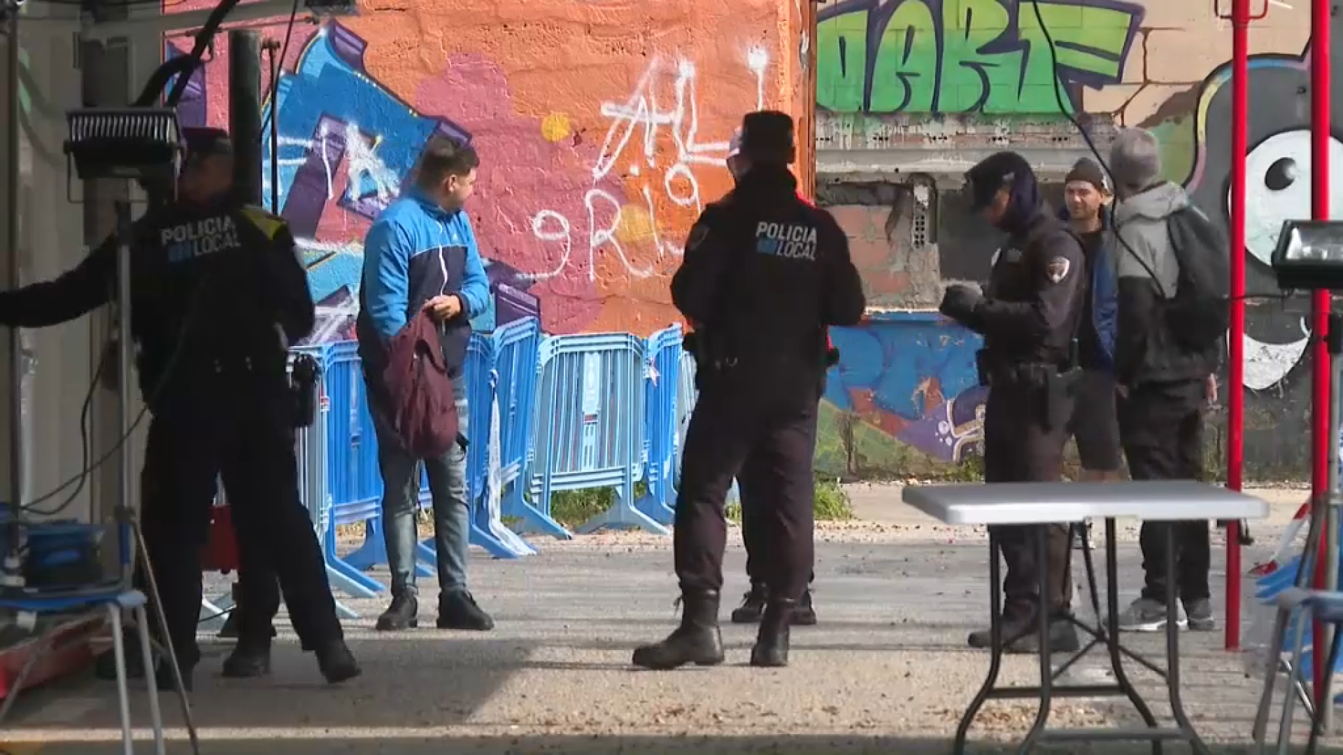 Apuntalen part de l’antiga presó de Palma per perill d’esfondraments