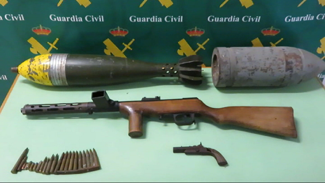 Requisen armes sense documentació que estaven a la venda a Mallorca
