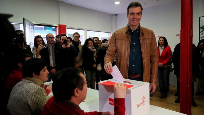 Un 92%25 de la militància del PSOE avala la coalició amb Unides Podem