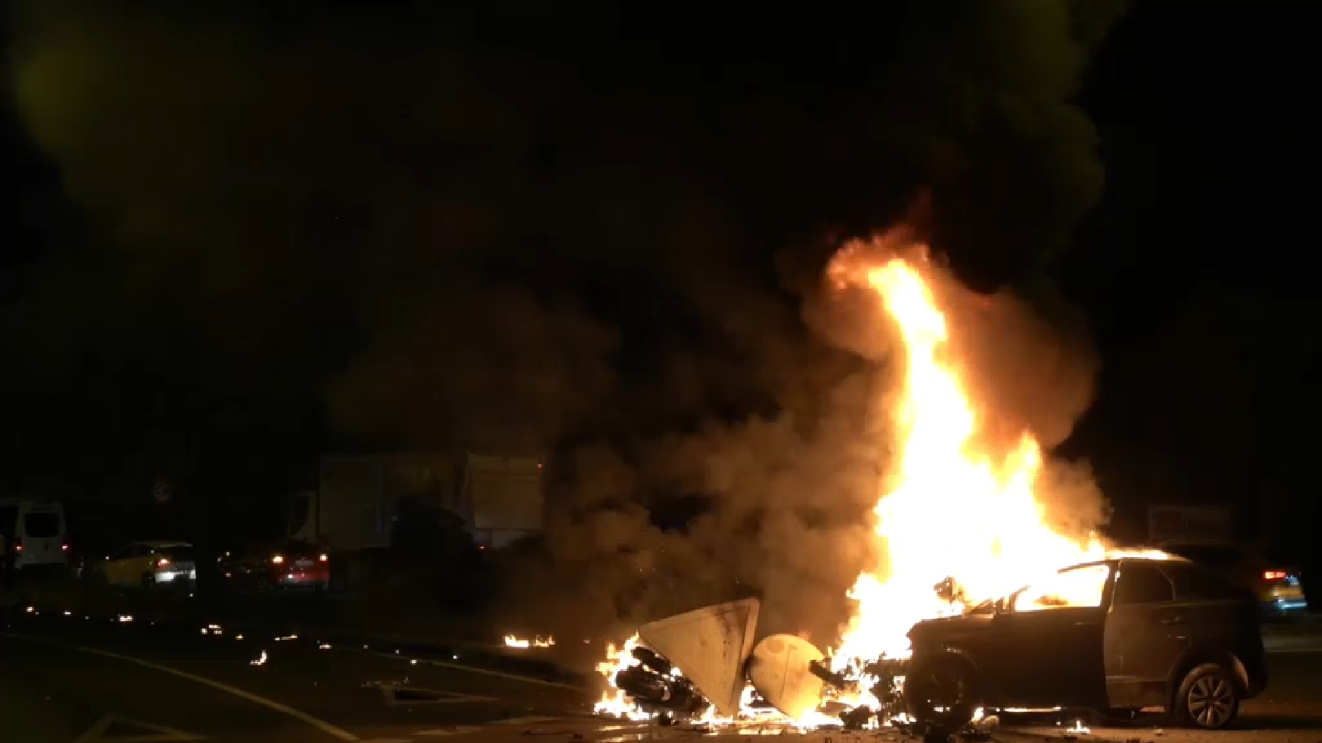 Mor un motorista després d’un xoc frontal a la carretera de Sóller