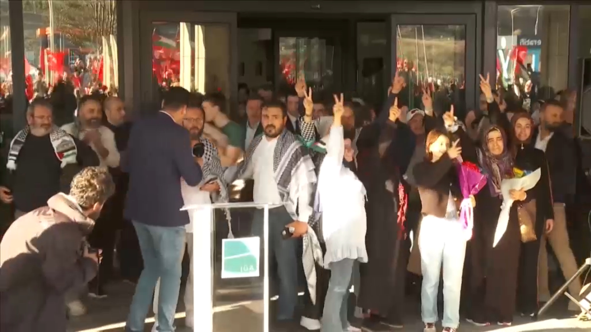 Els primers alliberats de la Flotilla són a Istanbul