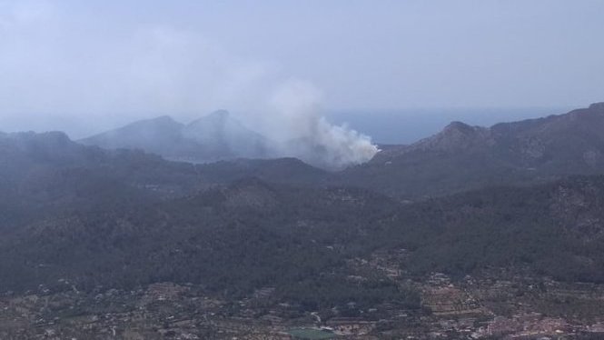 Dos nous incendis declarats a Mallorca: a Andratx i Alaró