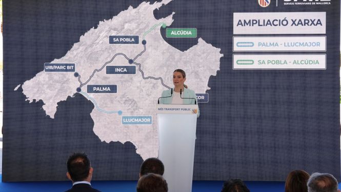Prohens presenta el projecte del nou tren fins al Port d’Alcúdia