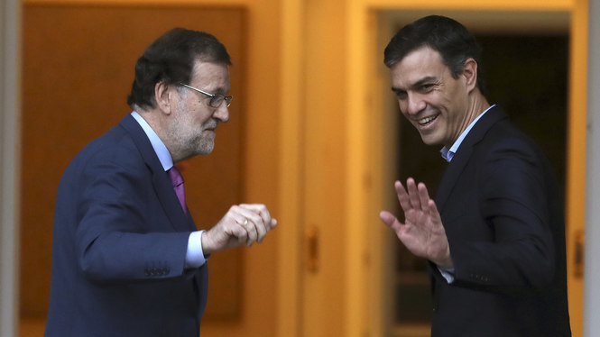 Rajoy+i+S%C3%A1nchez+coincideixen+en+el+rebuig+total+al+refer%C3%A8ndum+secessionista