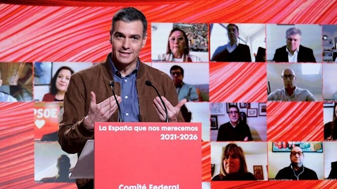 Sánchez, al Comitè Federal del PSOE: “L’Estat ho ha donat tot”