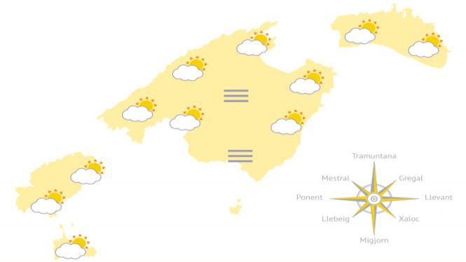 Avis groc per altes temperatures a les Balears