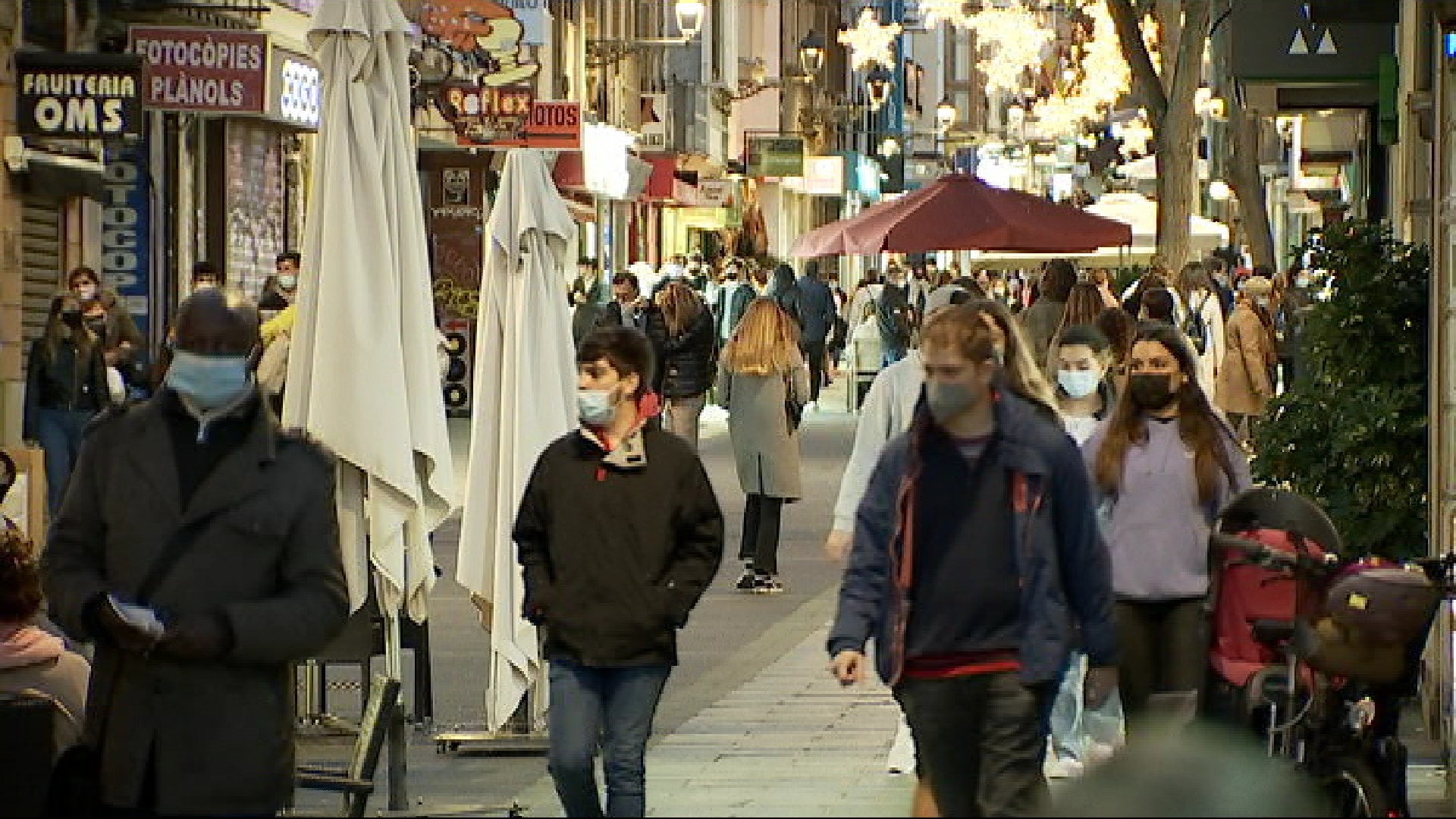 Els carrers comercials de Palma, plens el darrer cap de setmana abans de Nadal