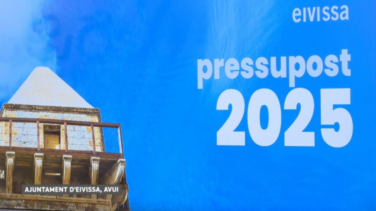 L’Ajuntament d’Eivissa augmenta el seu pressupost un 2,44% respecte al de 2024