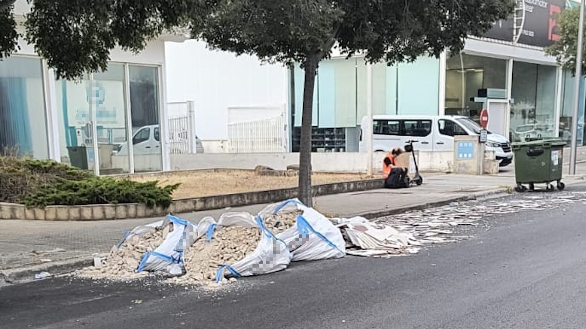 Identificat l’autor de set abocaments il·legals d’enderrocs a polígons de Palma