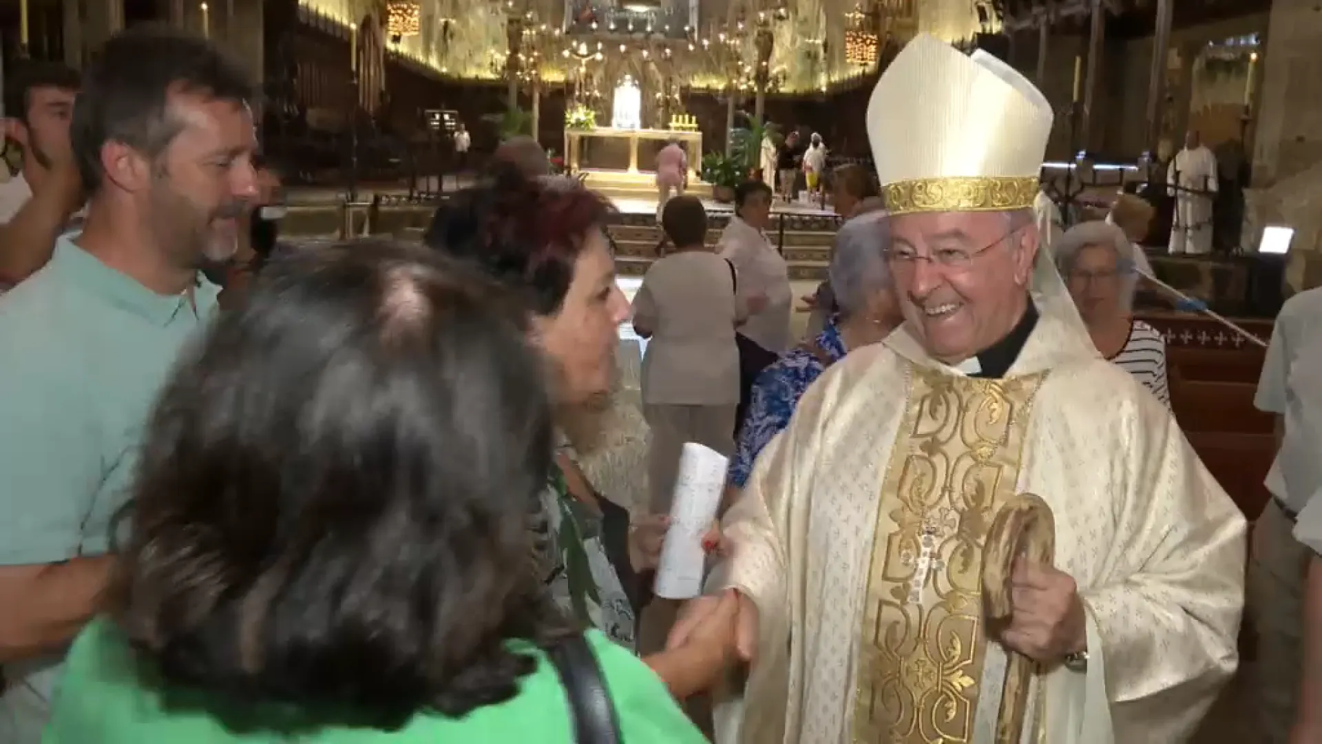 El bisbe de Mallorca, Sebastià Taltavull, celebra 50 anys de sacerdoci