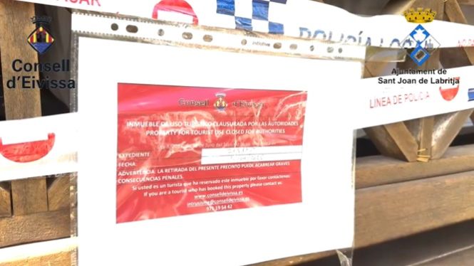 Precintat el centre de ioga il·legal de Benirràs que també operava com allotjament turístic sense llicència