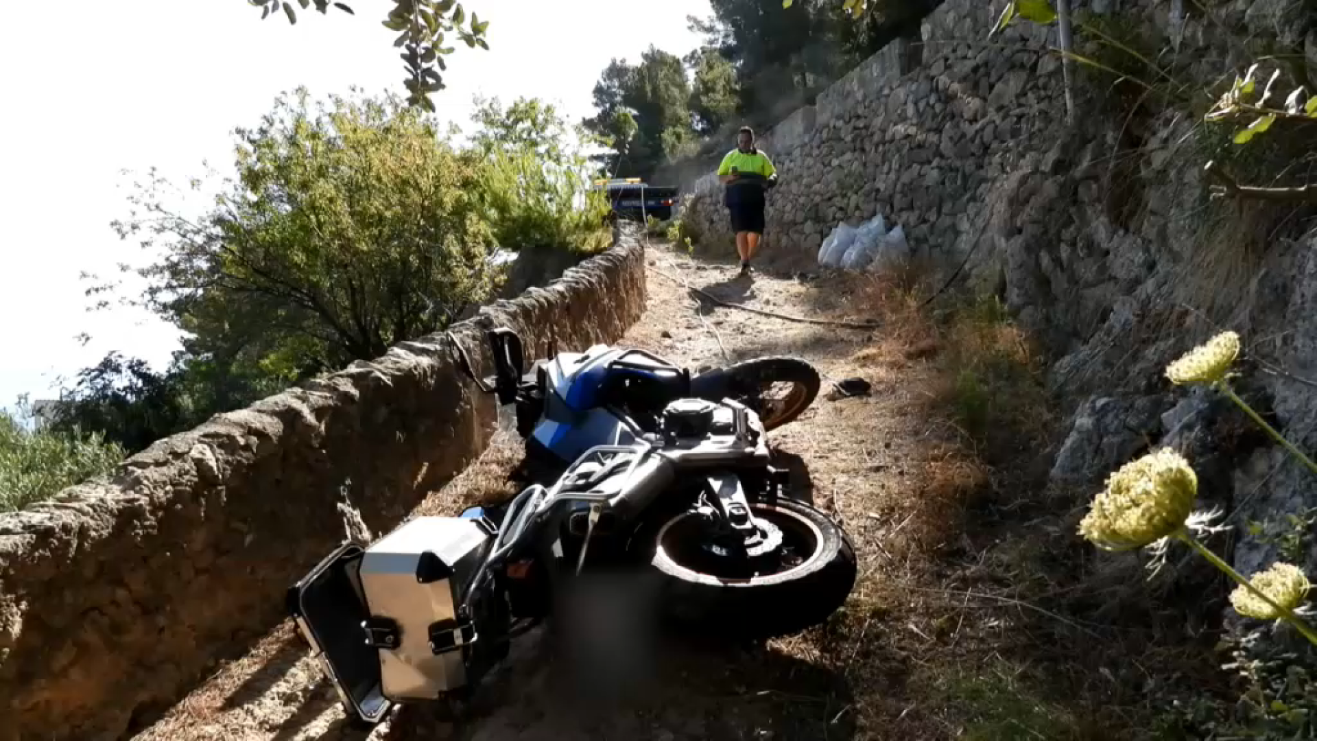 Mor un motorista de 39 anys a la carretera de Banyalbufar