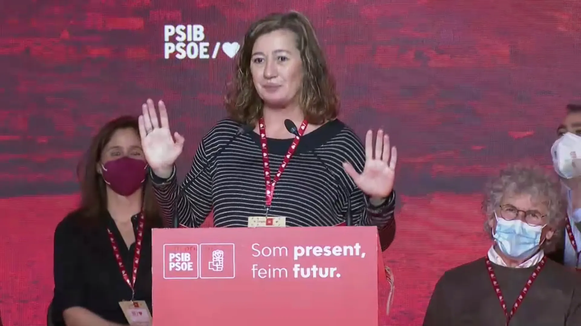 Francina Armengol, reelegida secretària general del PSIB-PSOE