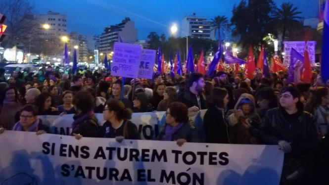 La manifestació unitària del 8-M a Palma serà a Plaça Espanya