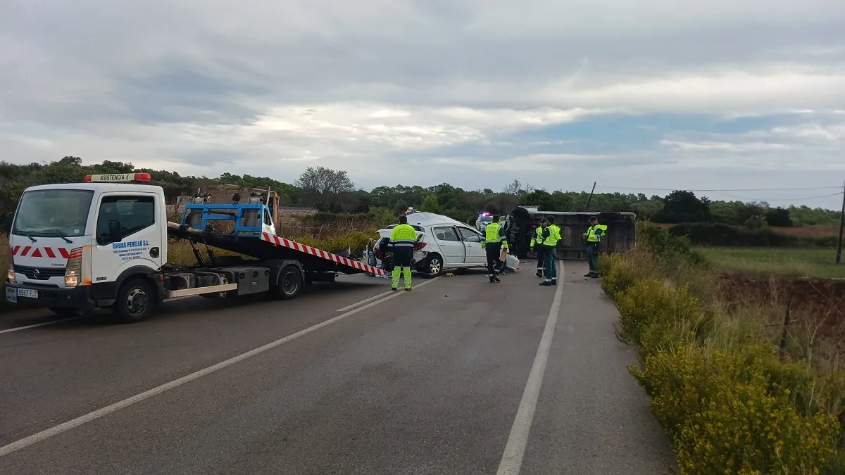 Mor un jove de 21 anys en un accident de trànsit a la carretera de s’Alqueria Blanca