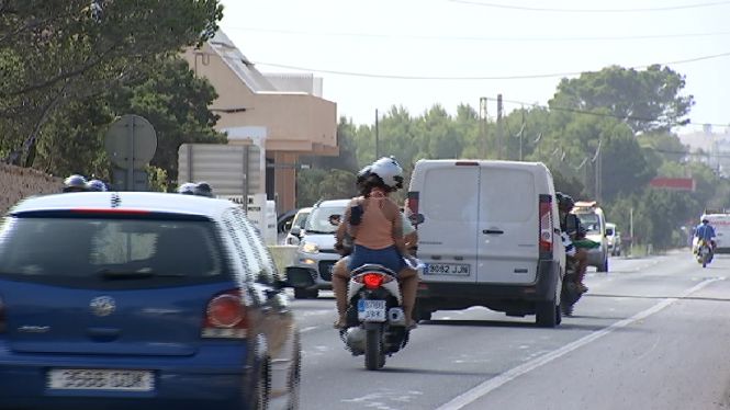 Els motoristes, els més vulnerables a les carreteres balears