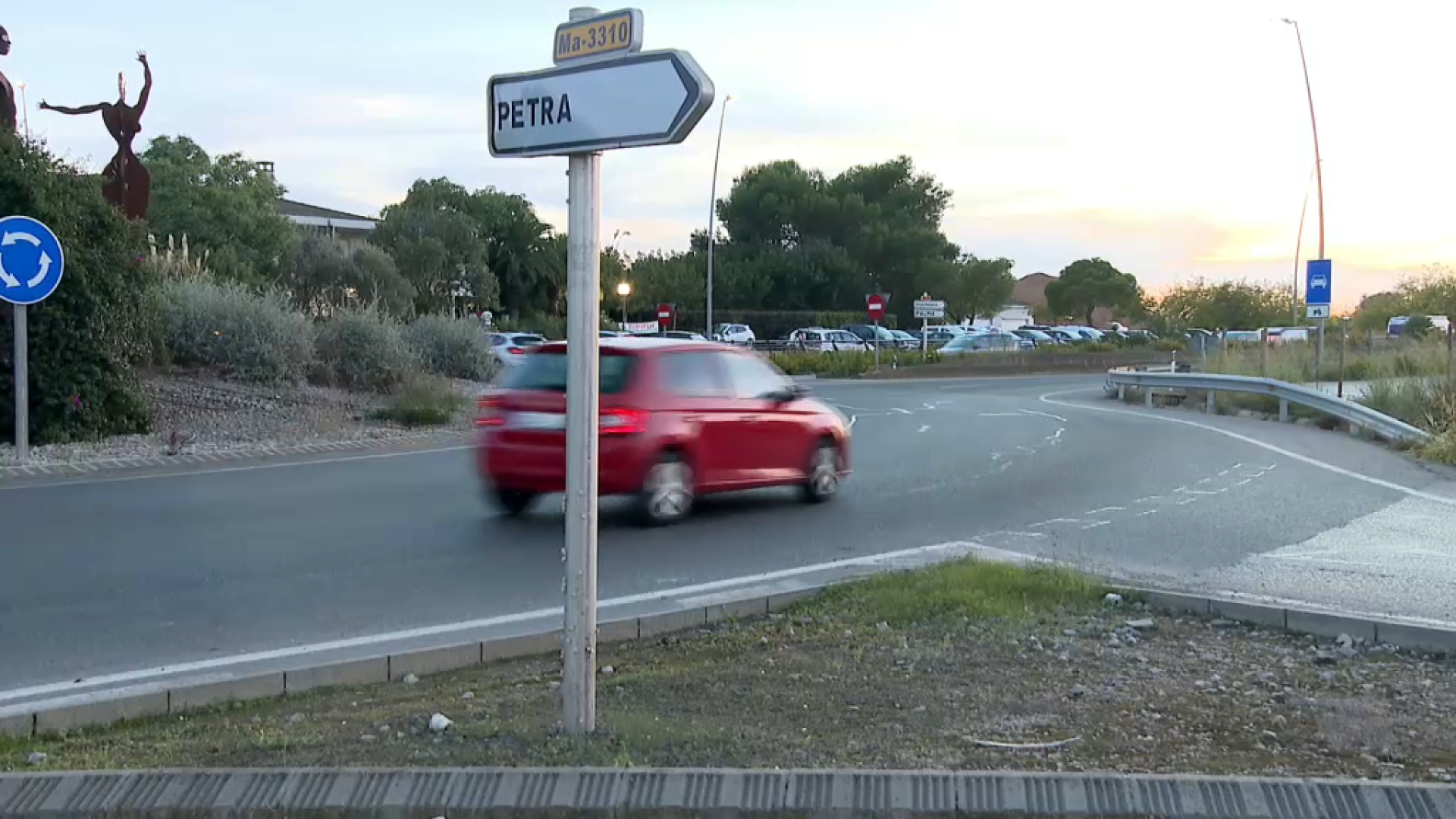 Un conductor quintuplica la taxa d’alcohol permesa i acaba amb l’autobús immobilitzat a Petra