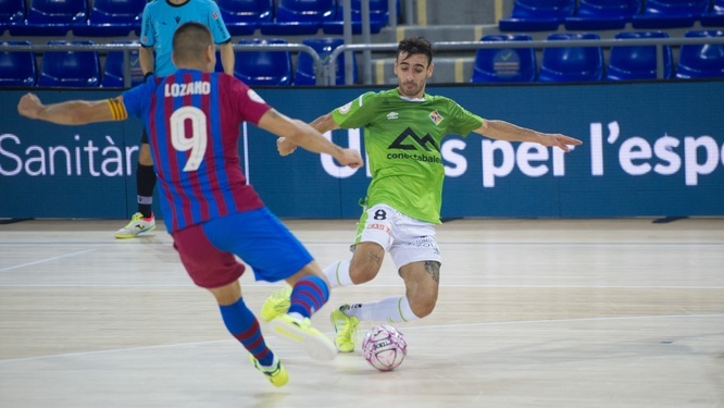 El Palma Futsal assalta el Palau Blaugrana (1-3)