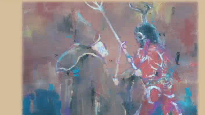 L’artista Sath anima el ball del dimoni de Son Servera que es pot veure amb un codi QR