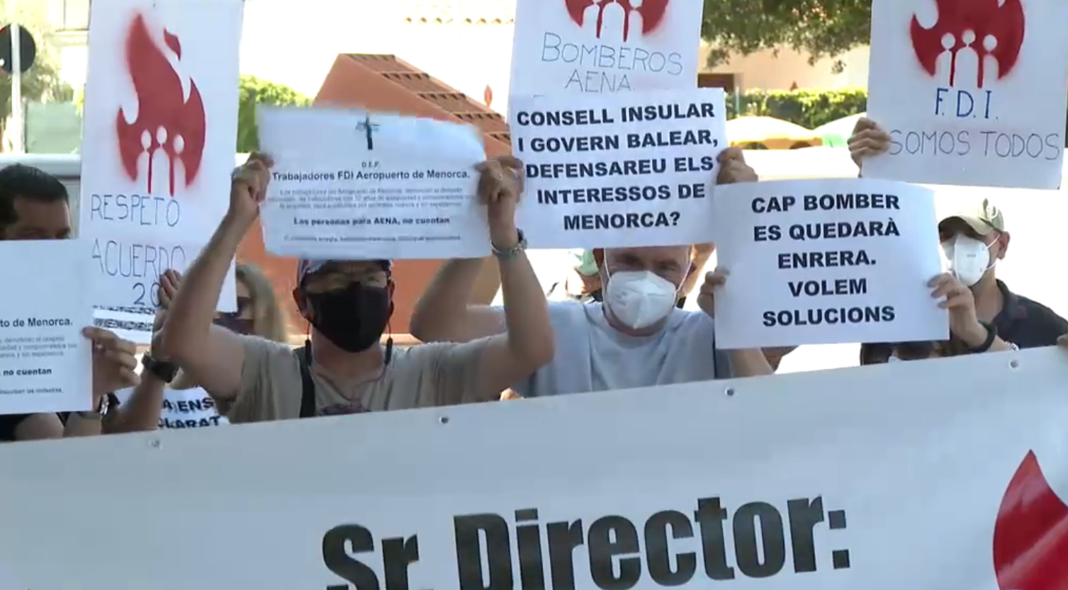 AENA retarda a final d’any la torre de control virtual de Menorca, enmig de les protestes dels treballadors