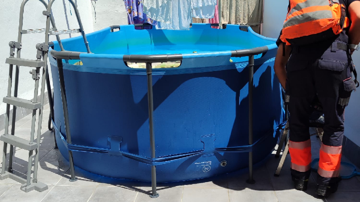 Sancionen els habitants d’una casa de Palma per instal·lar una piscina al terrat